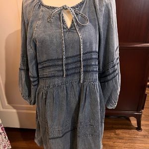 Easel flowy Denim Dress S